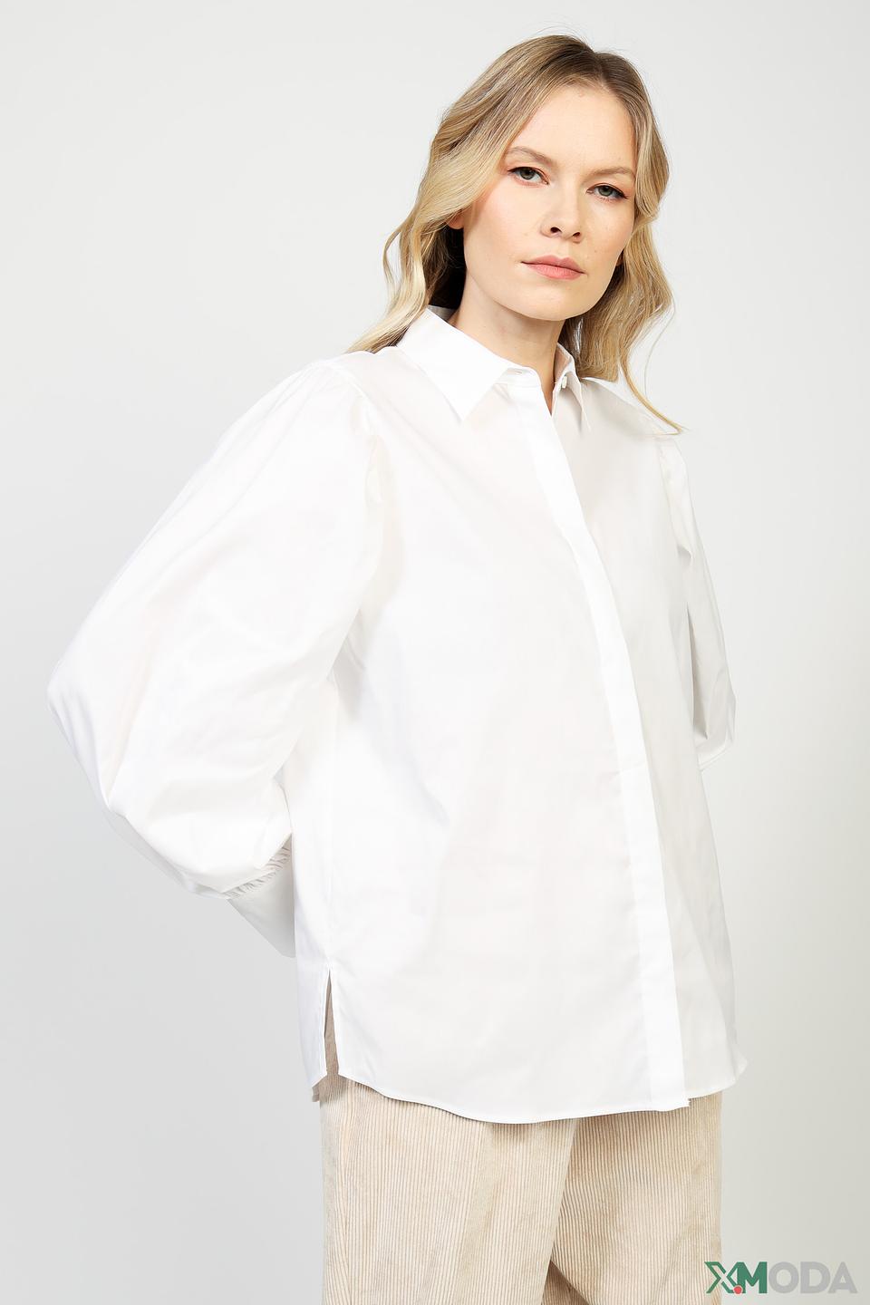 Рубашка Gerry Weber белый с объемными рукавами