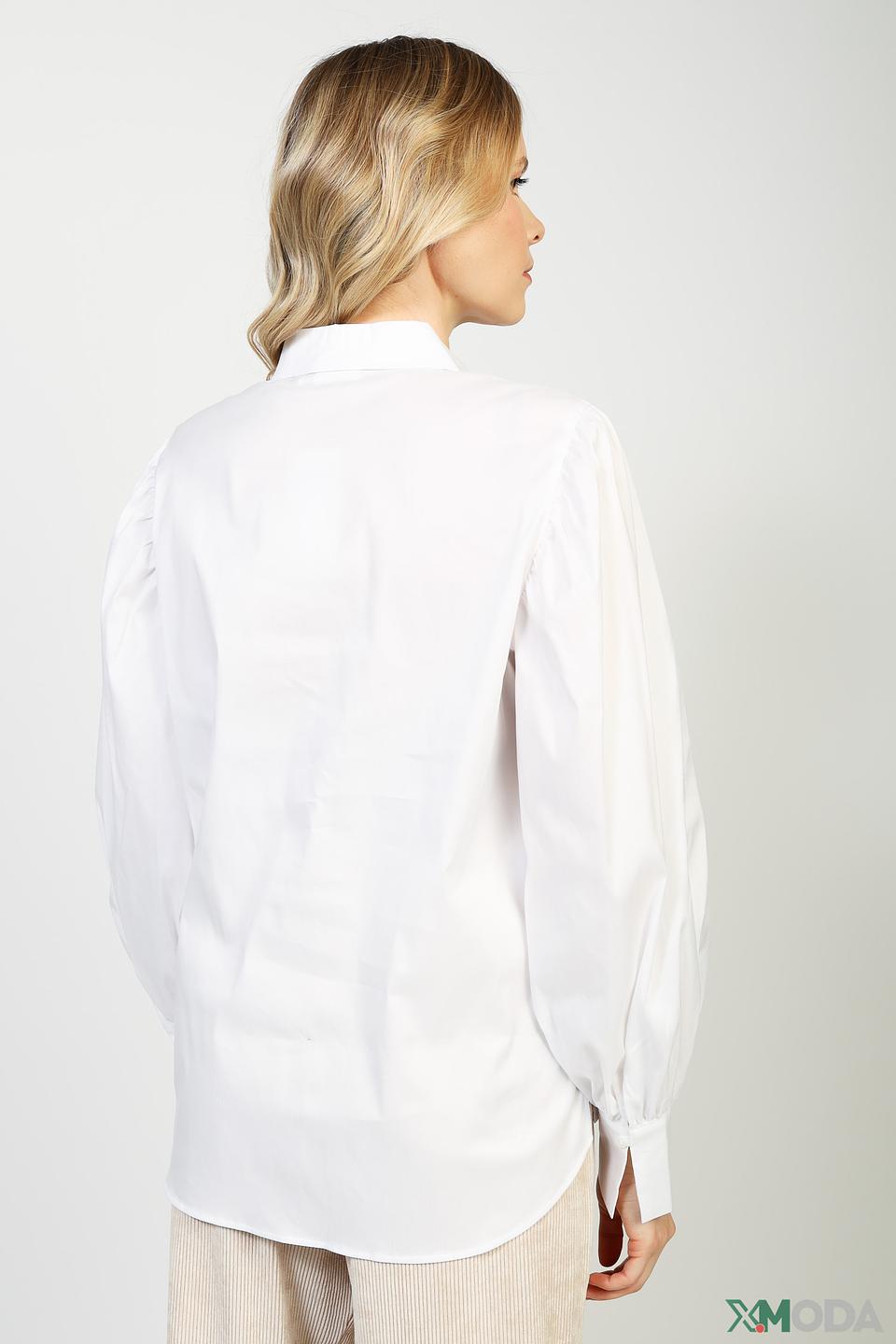 Рубашка Gerry Weber белый с объемными рукавами