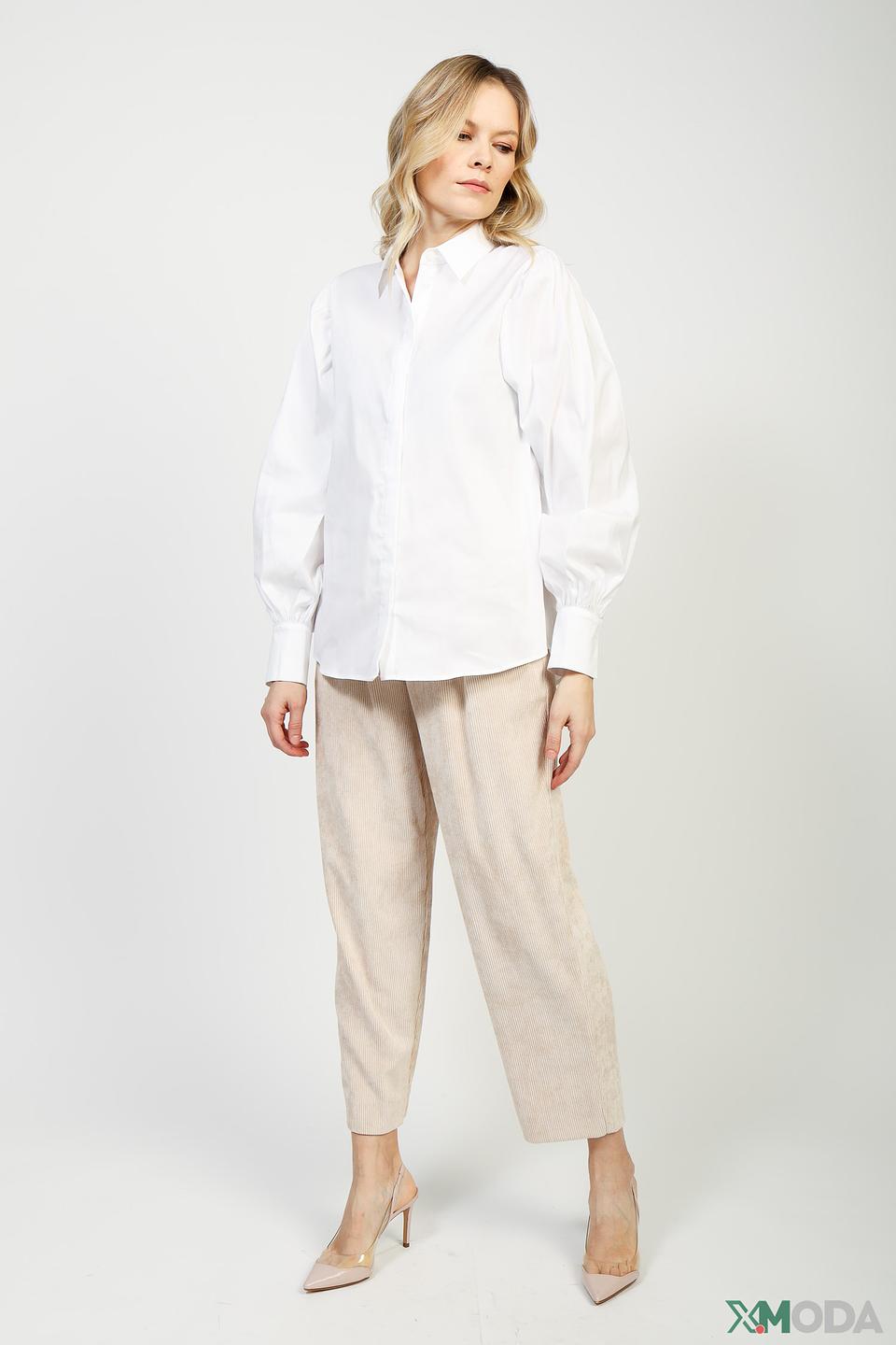 Рубашка Gerry Weber белый с объемными рукавами