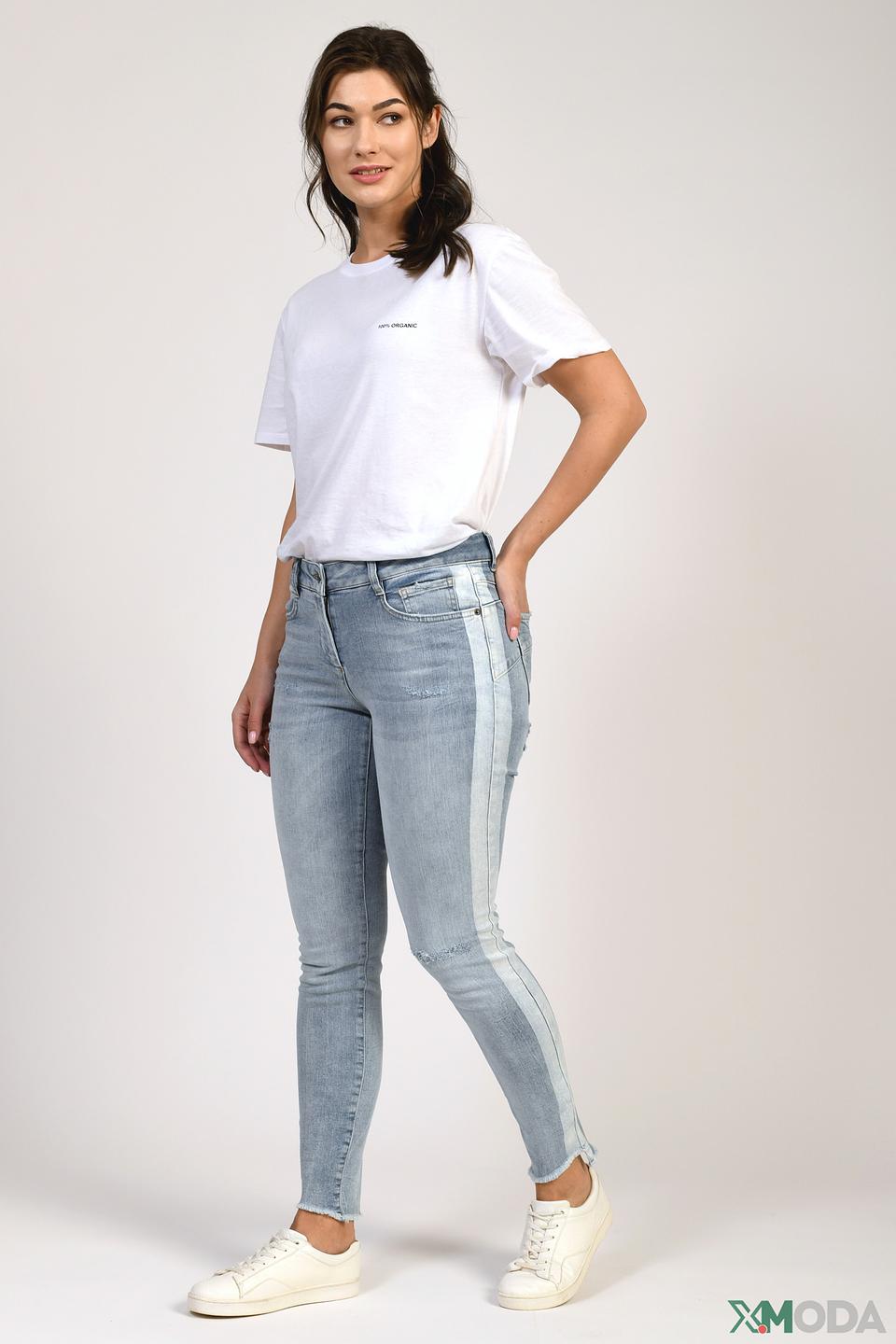 Джинсы скинни Marc Aurel light blue