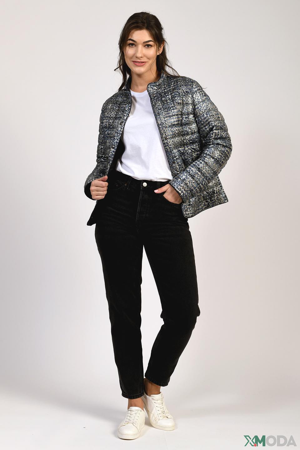 Куртка Lebek стеганая синяя