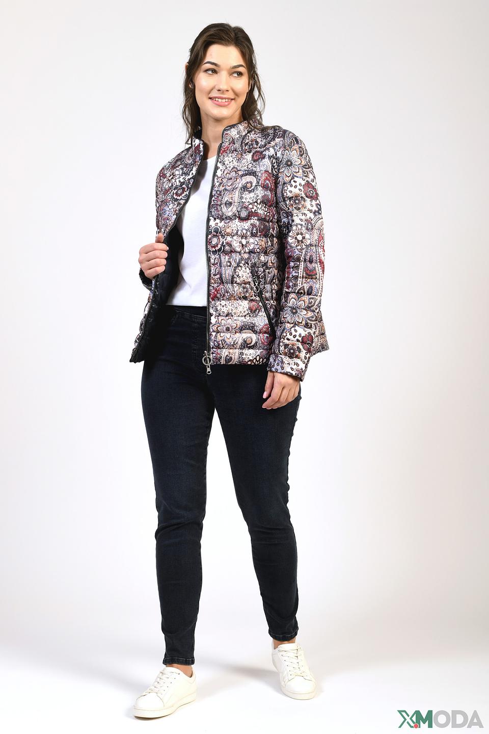 Куртка Lebek с цветочным принтом