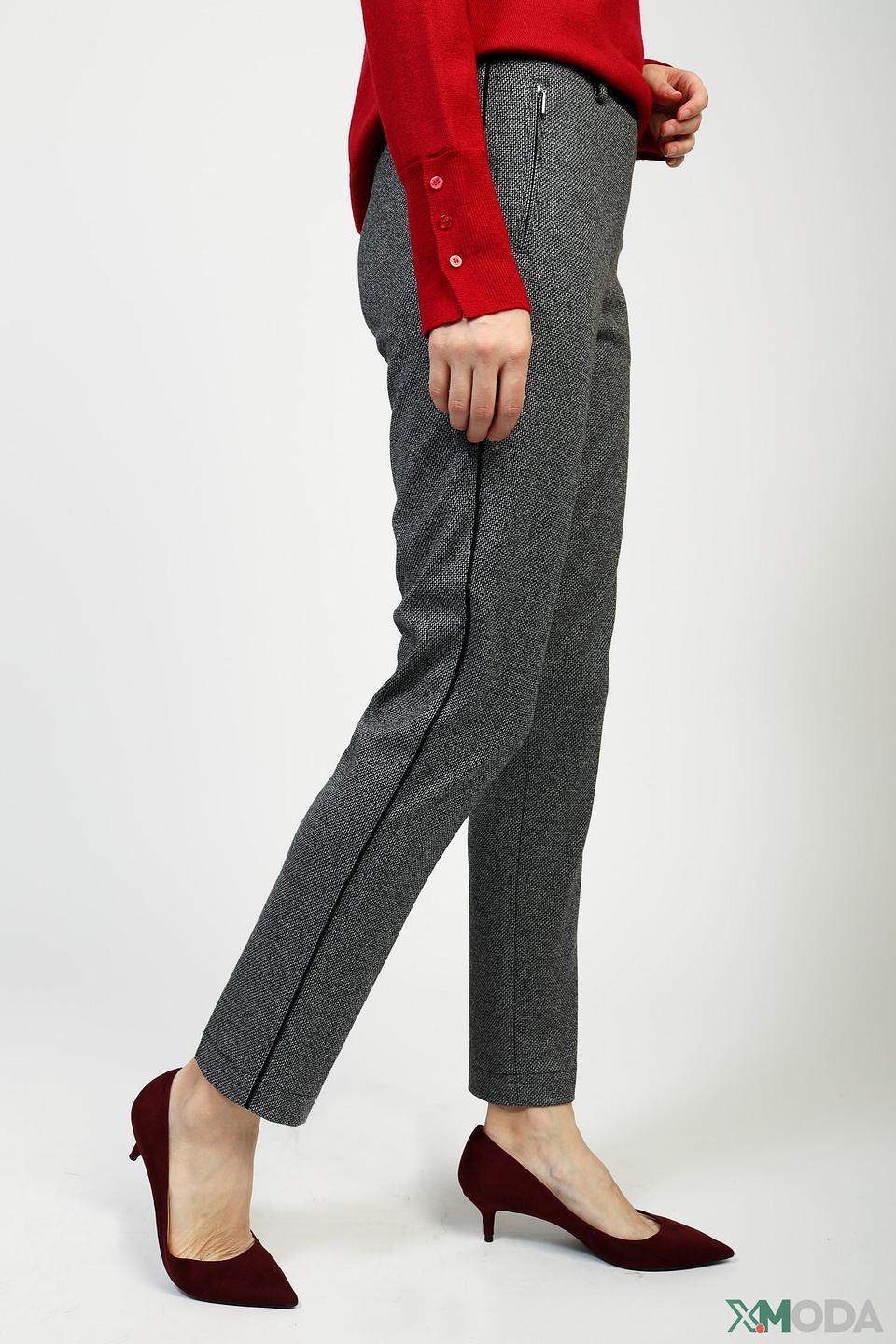 Брюки Raphaela by Brax в клетку серые