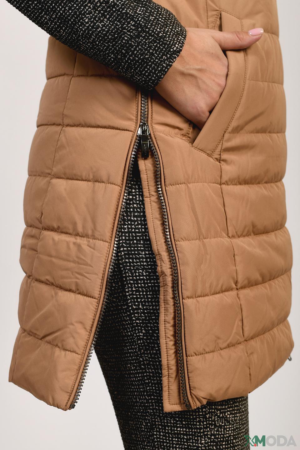 Жилет Olsen стеганый бежевый