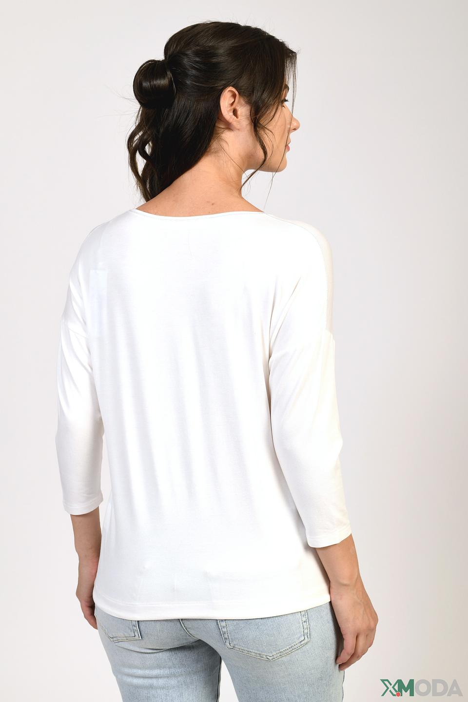 Блуза Bianca с принтом Unique