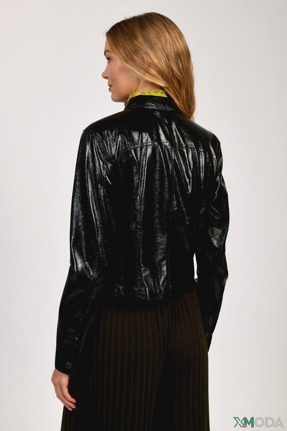 Жакет Taifun экокожа чёрный