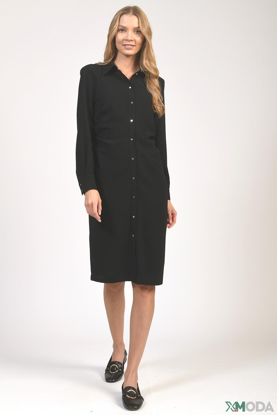 Платье рубашка i Blues чёрное