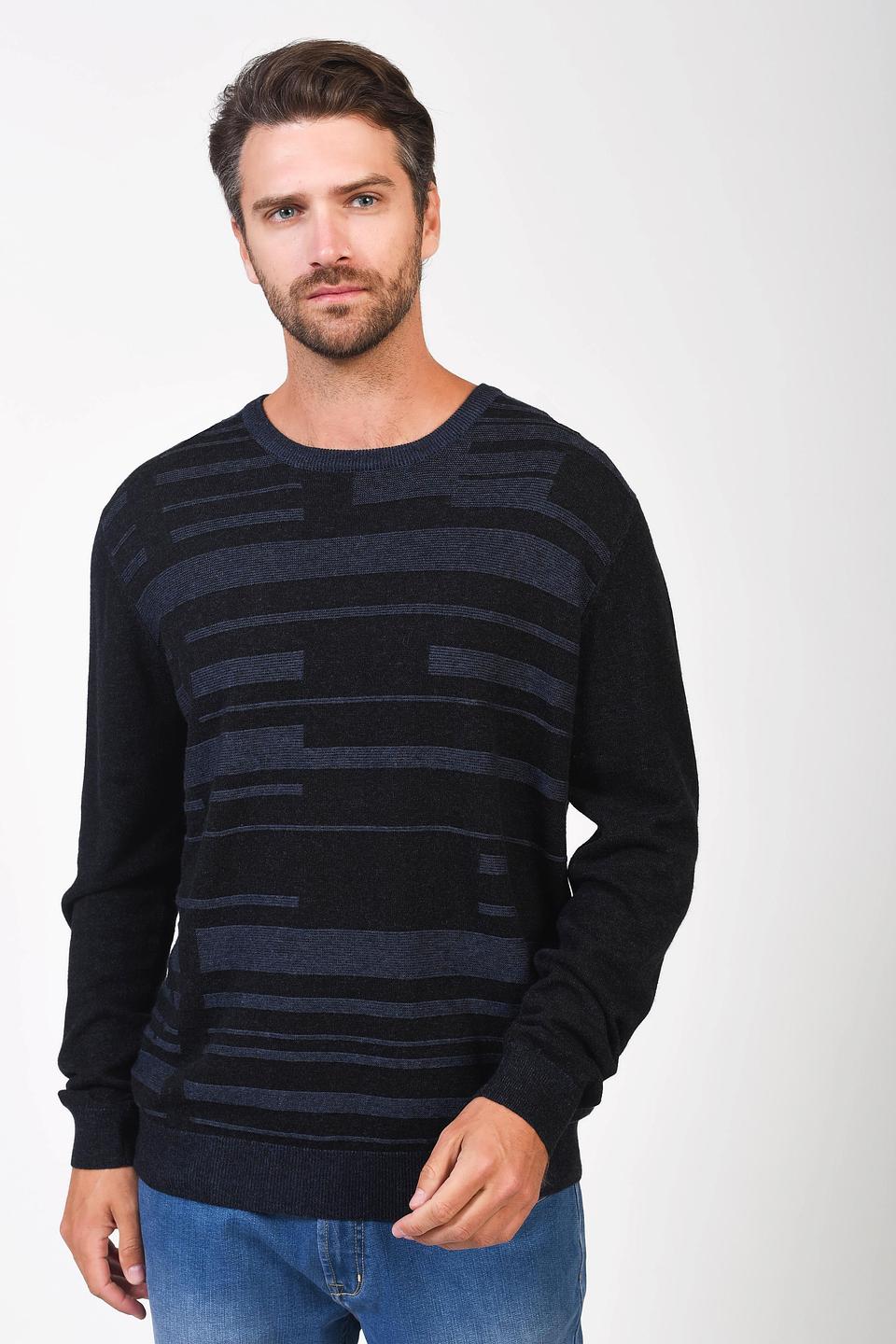 Джемпер Pezzo с полосками чёрный