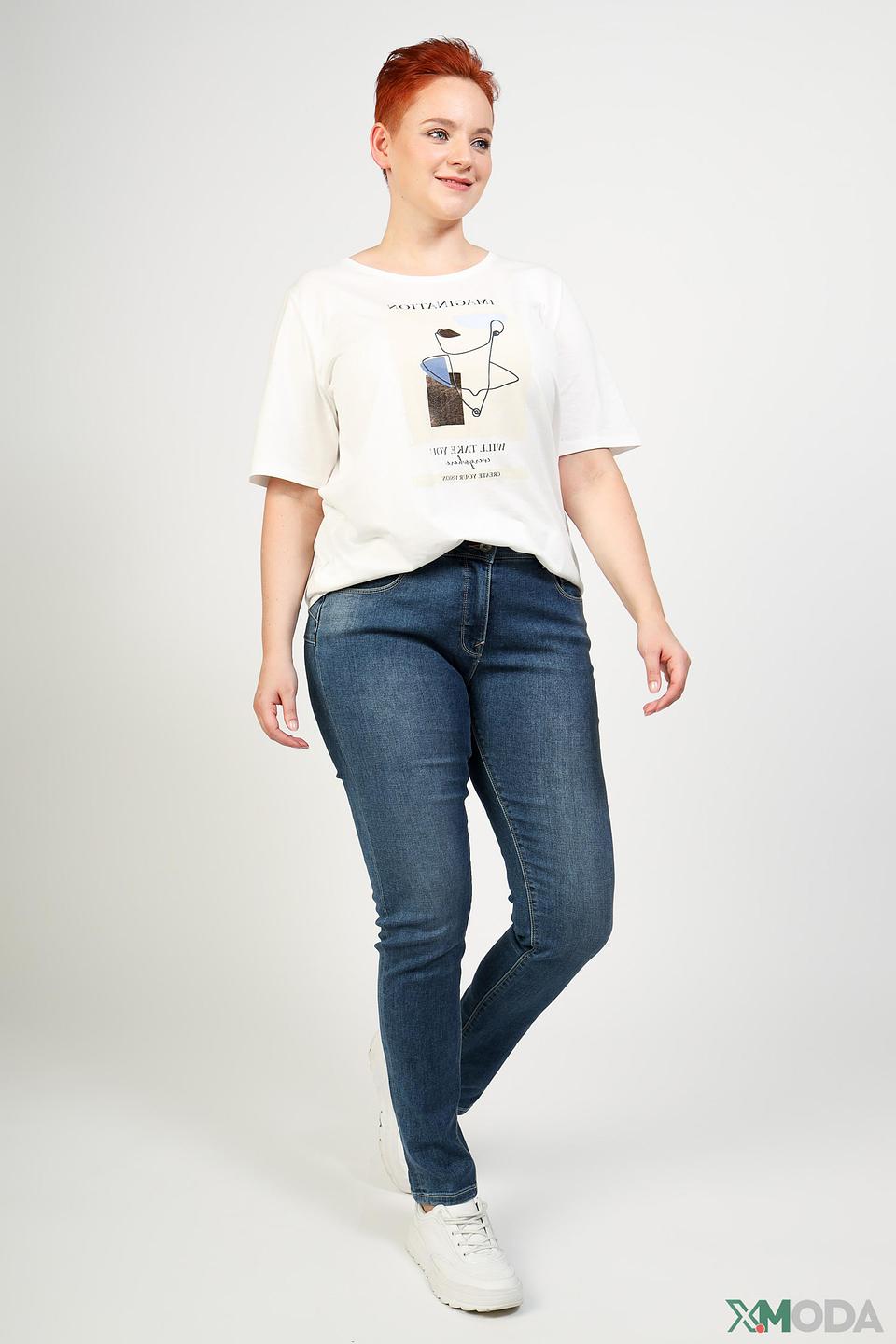 Джинсы Pezzo с потертостями