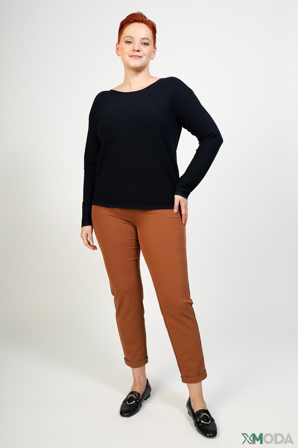 Пуловер Pezzo чёрный с текстурой