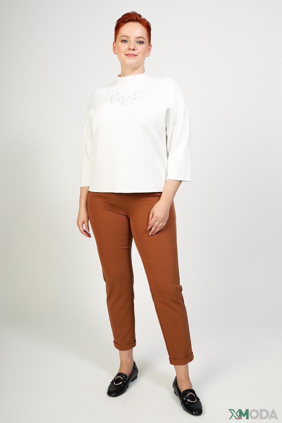 Пуловер Pezzo с жемчужным декором