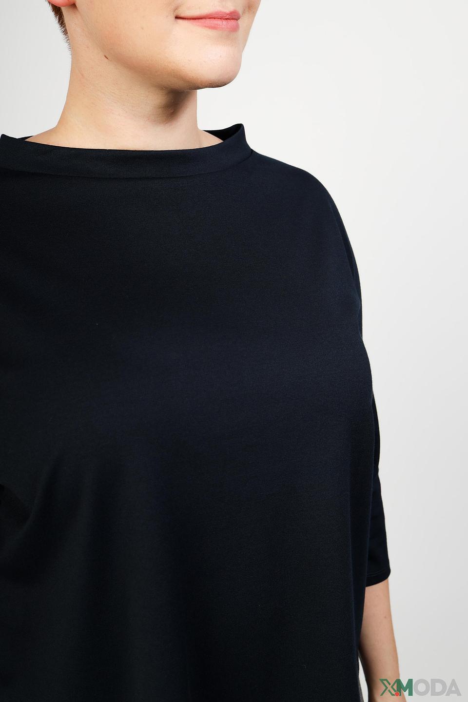 Пуловер Pezzo тёмно-синий с 3/4 рукавом