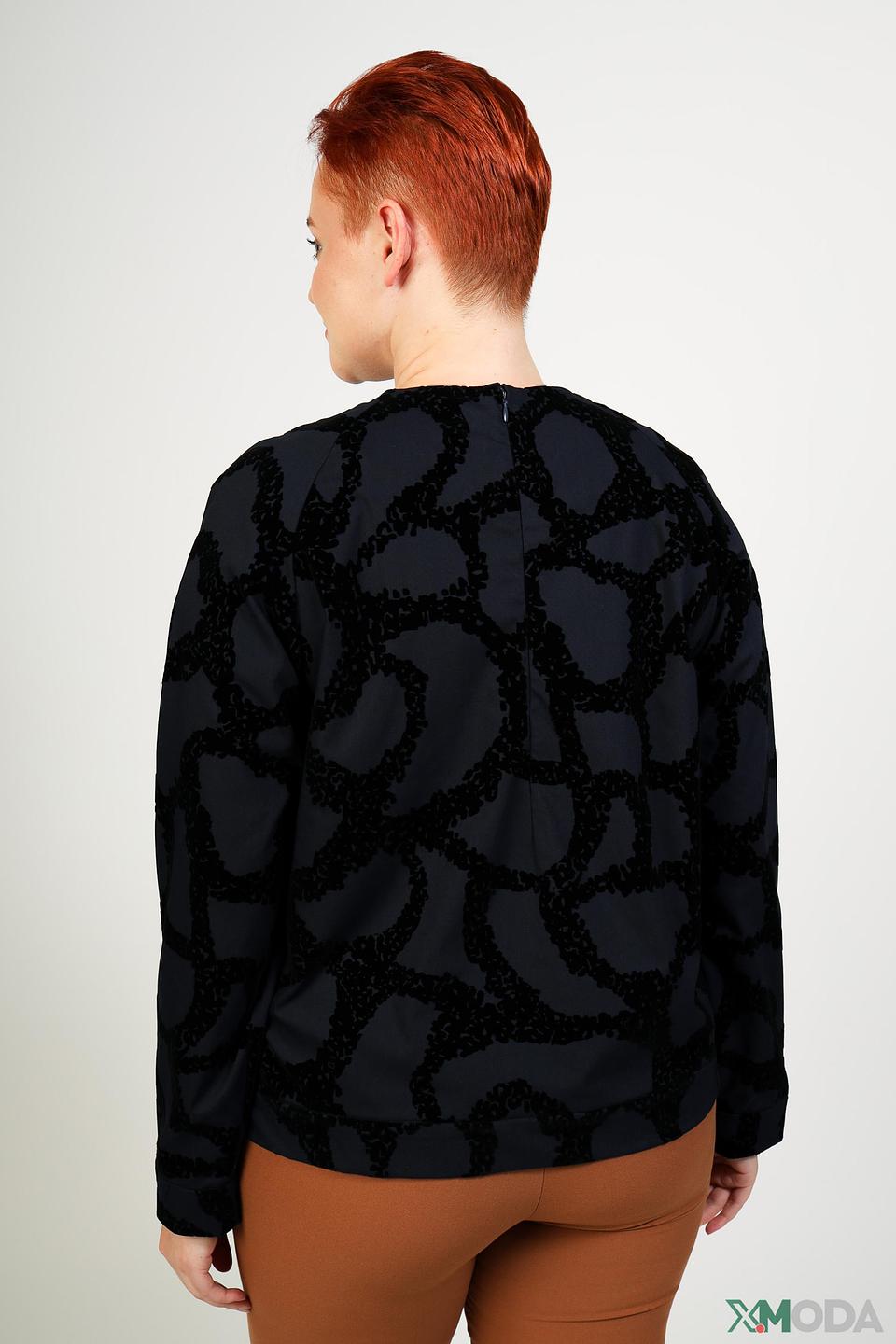 Блуза Pezzo с абстрактным принтом