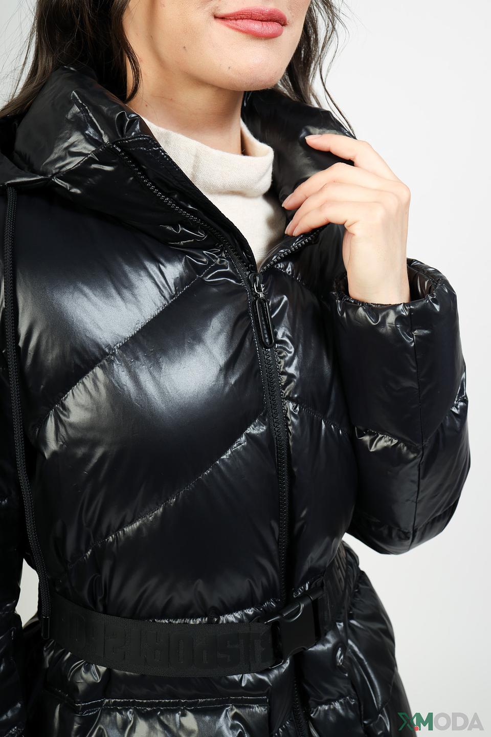 Пальто Marc Cain стеганое чёрное