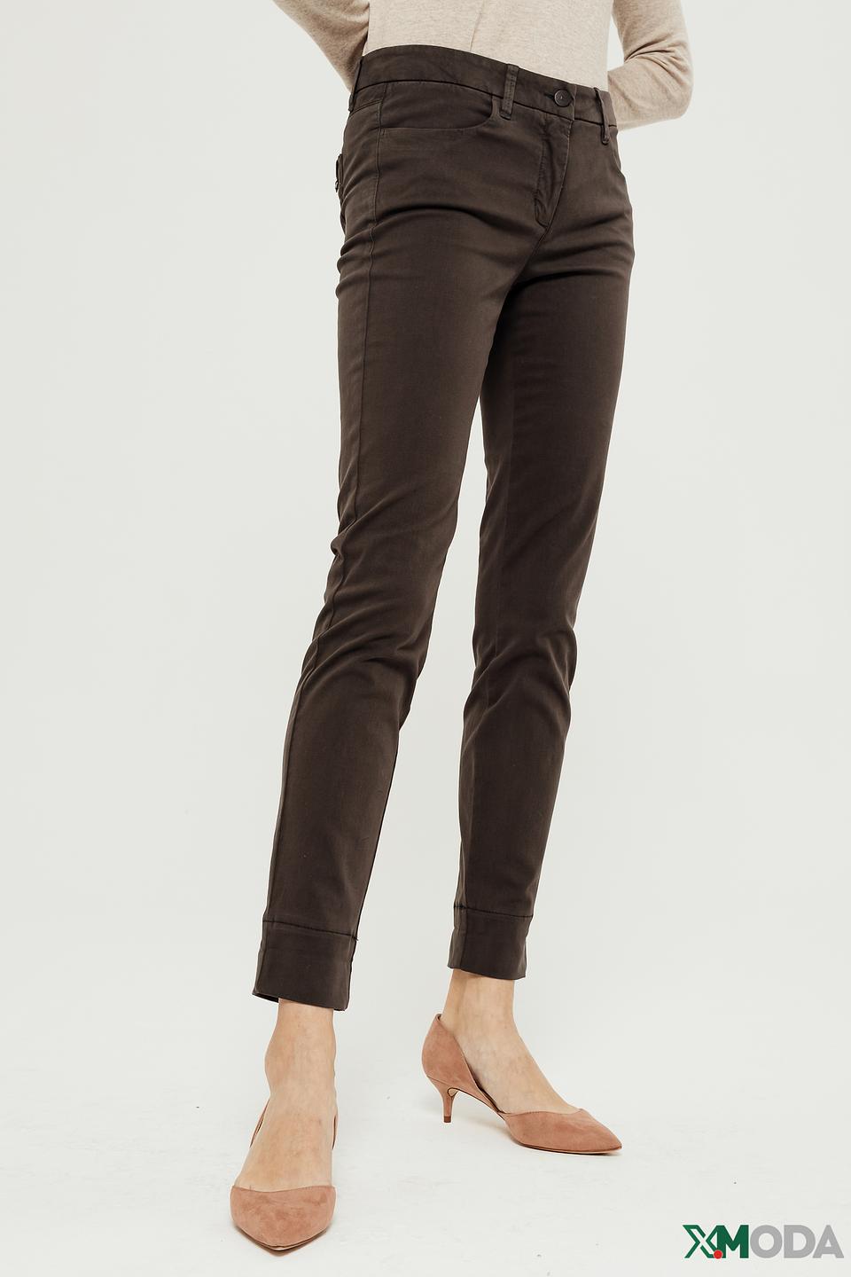 Брюки классические Luisa Cerano коричневые