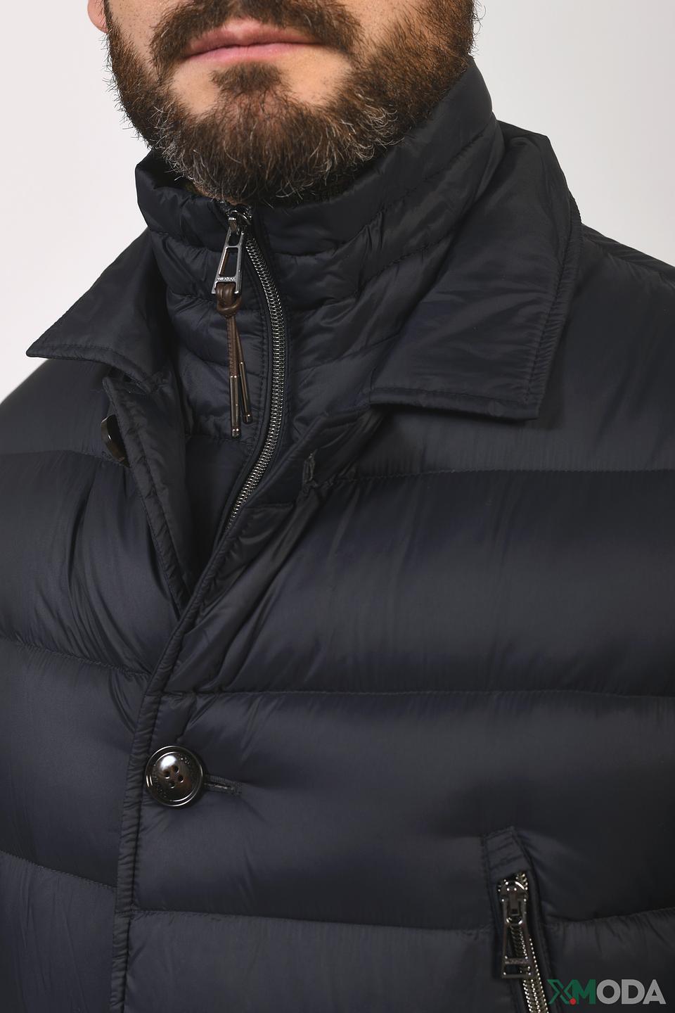 Пальто Windsor стеганое тёмно-синее