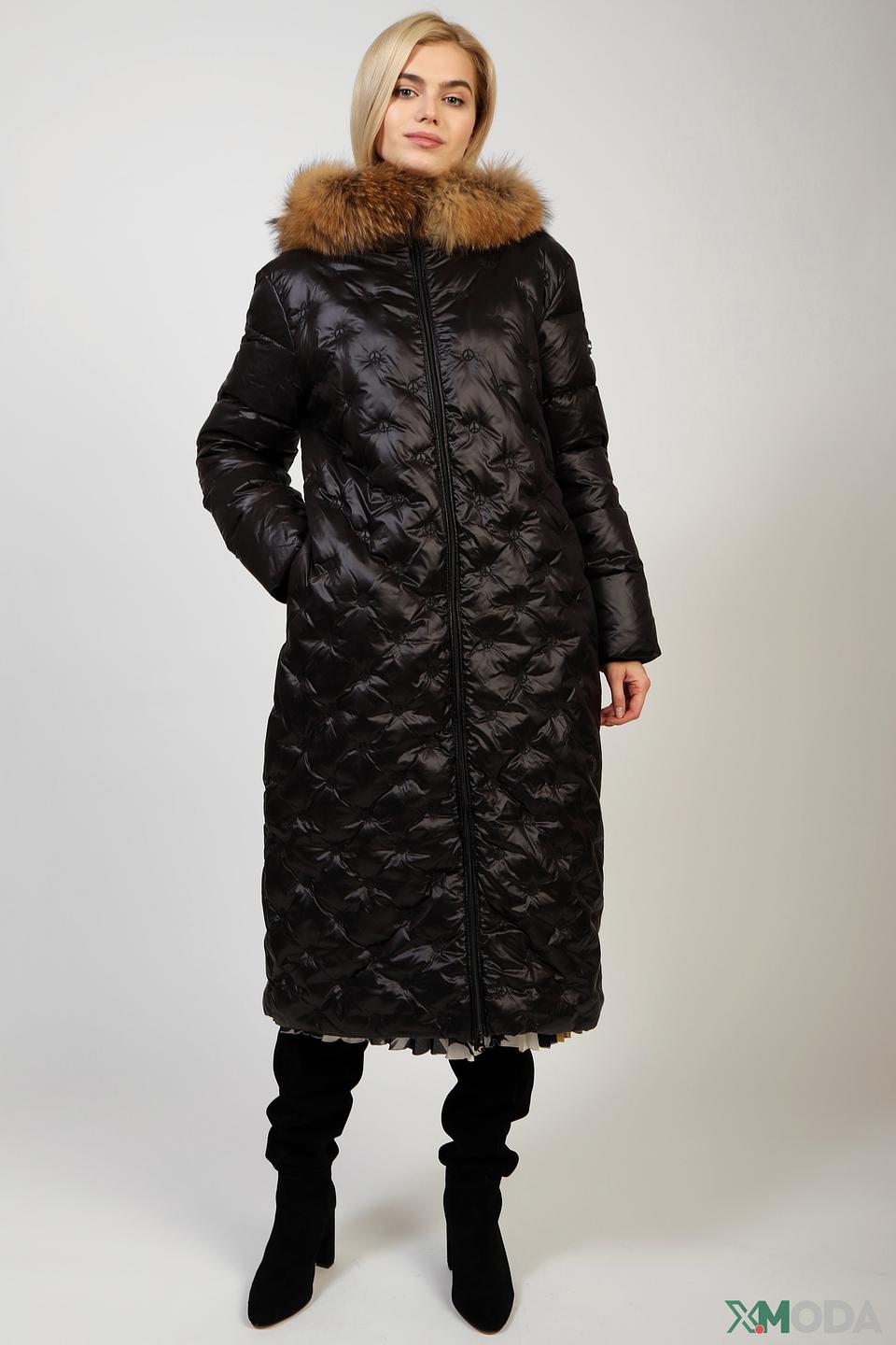 Пальто Frieda and Freddies стеганое чёрное