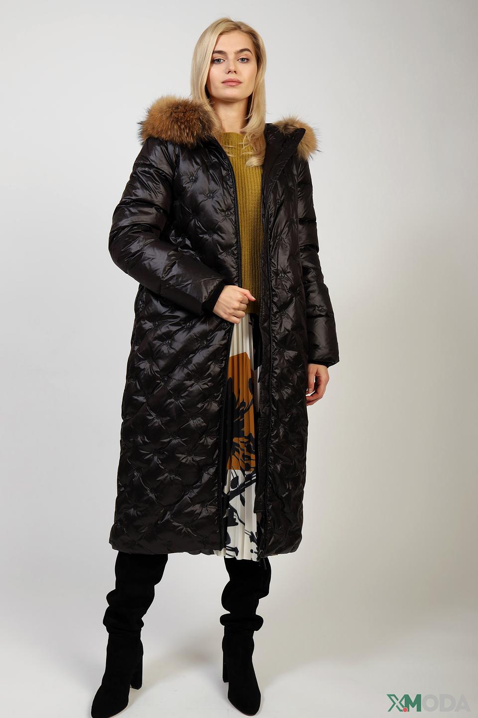 Пальто Frieda and Freddies стеганое чёрное