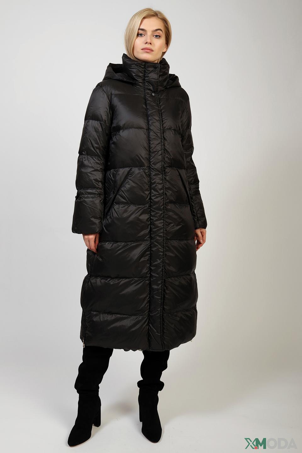 Пальто Milestone стеганое чёрное