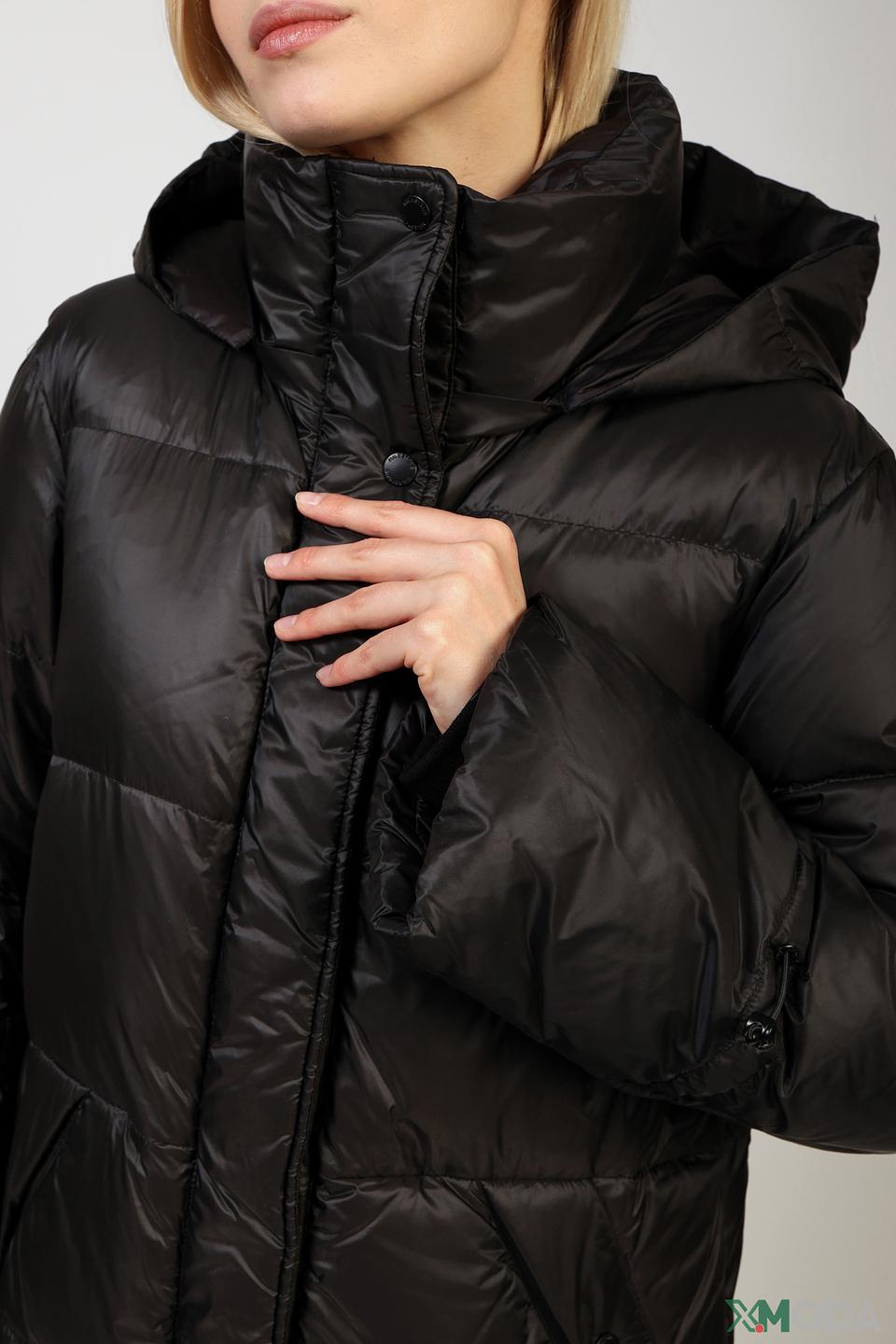 Пальто Milestone стеганое чёрное