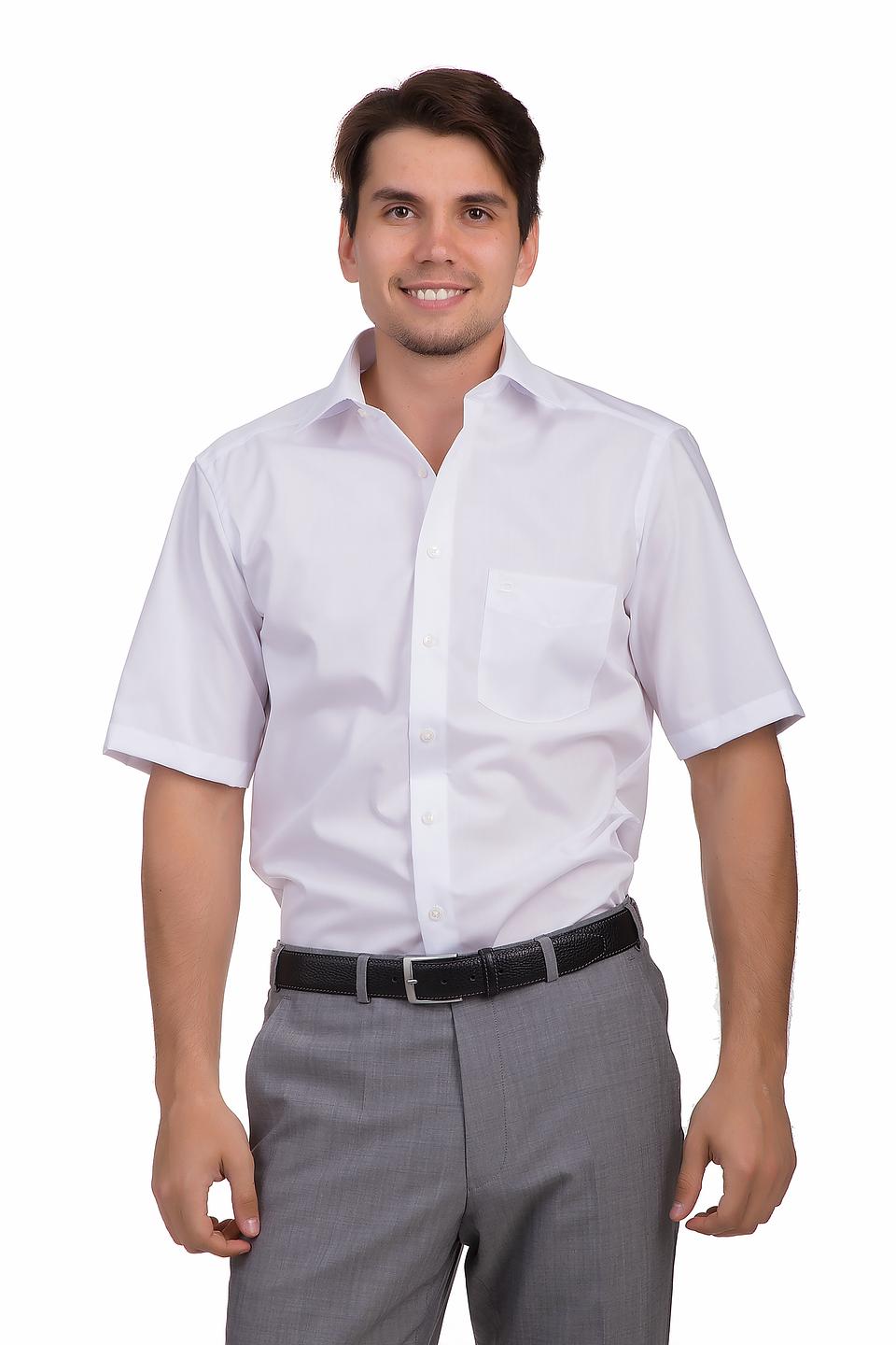 Рубашка Olymp приталенная белая