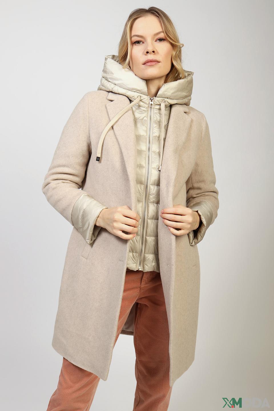 Пальто Milestone бежевое