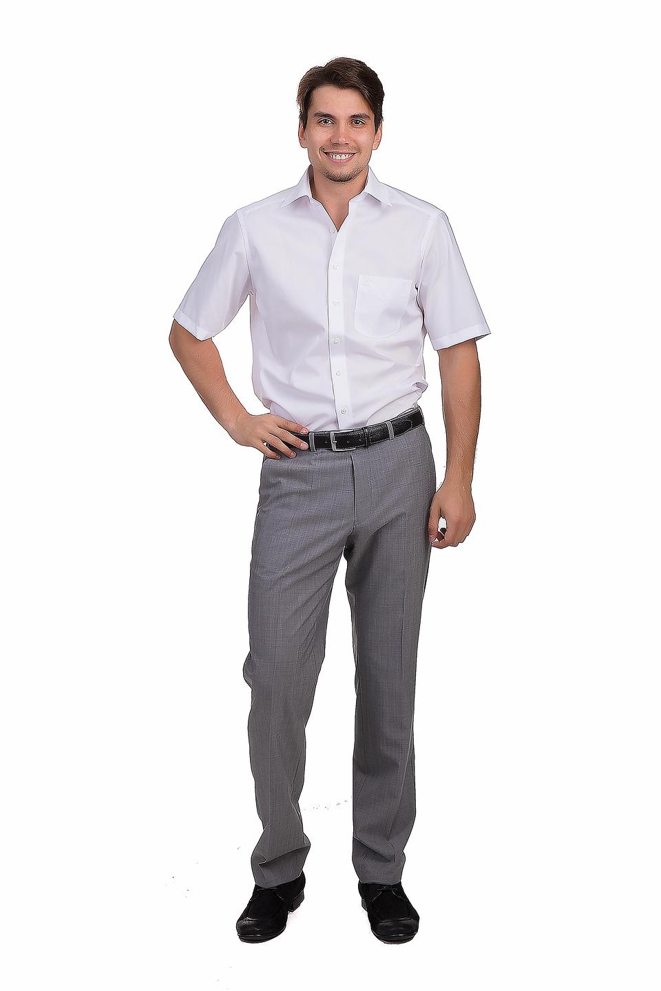 Рубашка Olymp приталенная белая