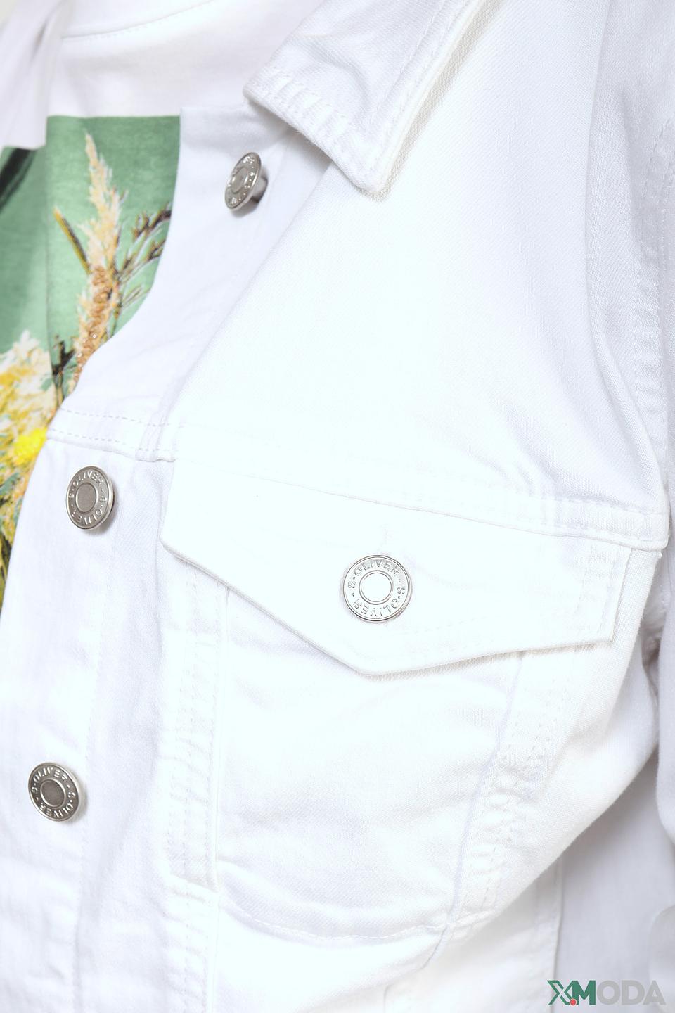 Жакет s.Oliver белый джинсовый