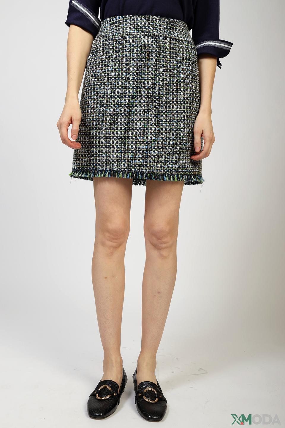 Юбка Comma клетчатая мини