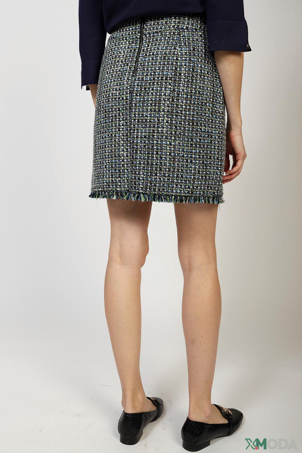 Юбка Comma клетчатая мини