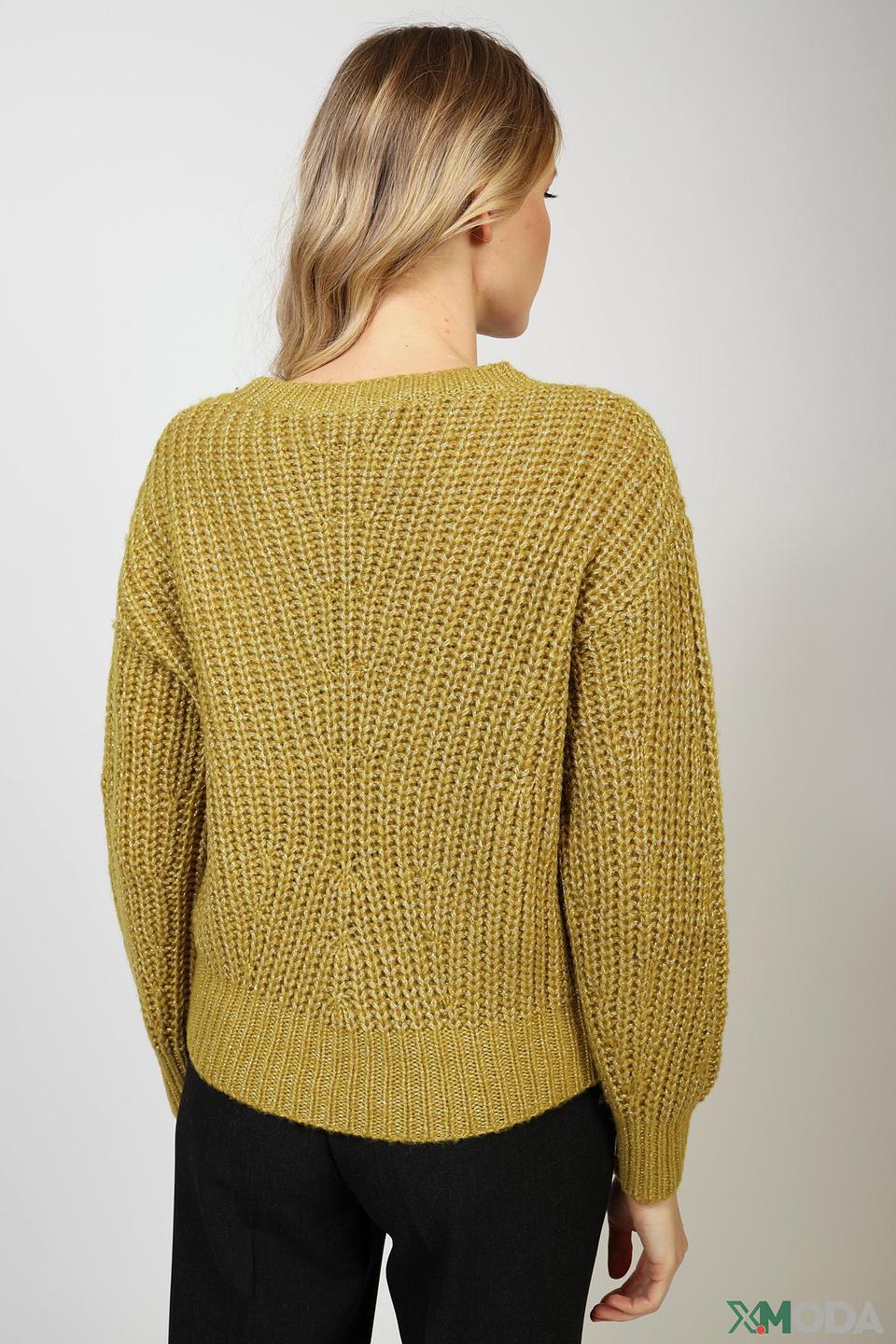 Пуловер Luisa Cerano горчичный