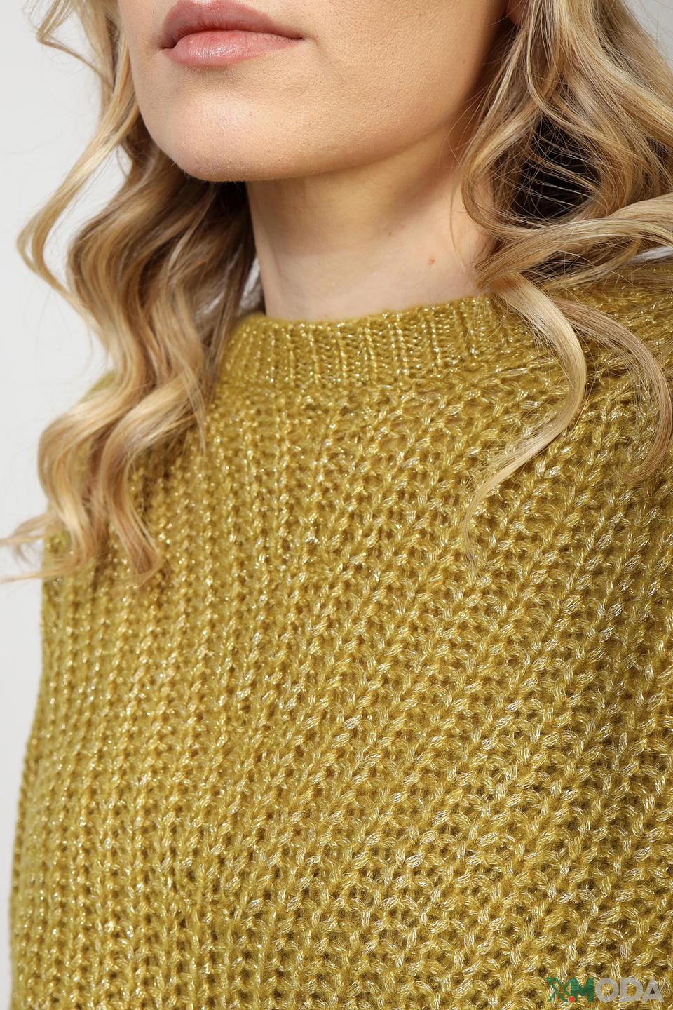 Пуловер Luisa Cerano горчичный