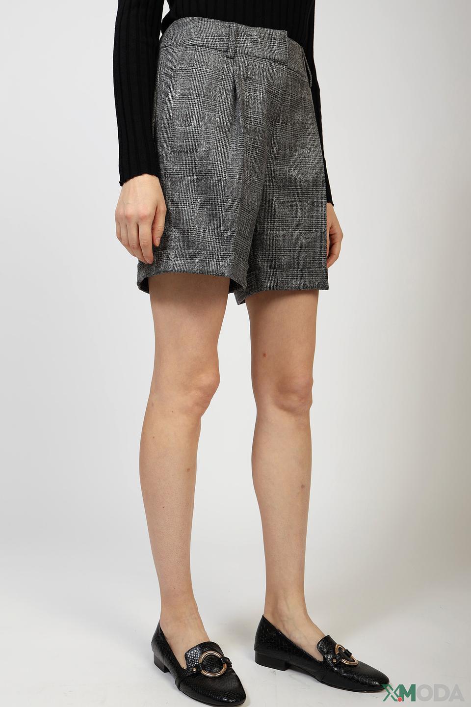 Шорты Marc Aurel в клетку серые