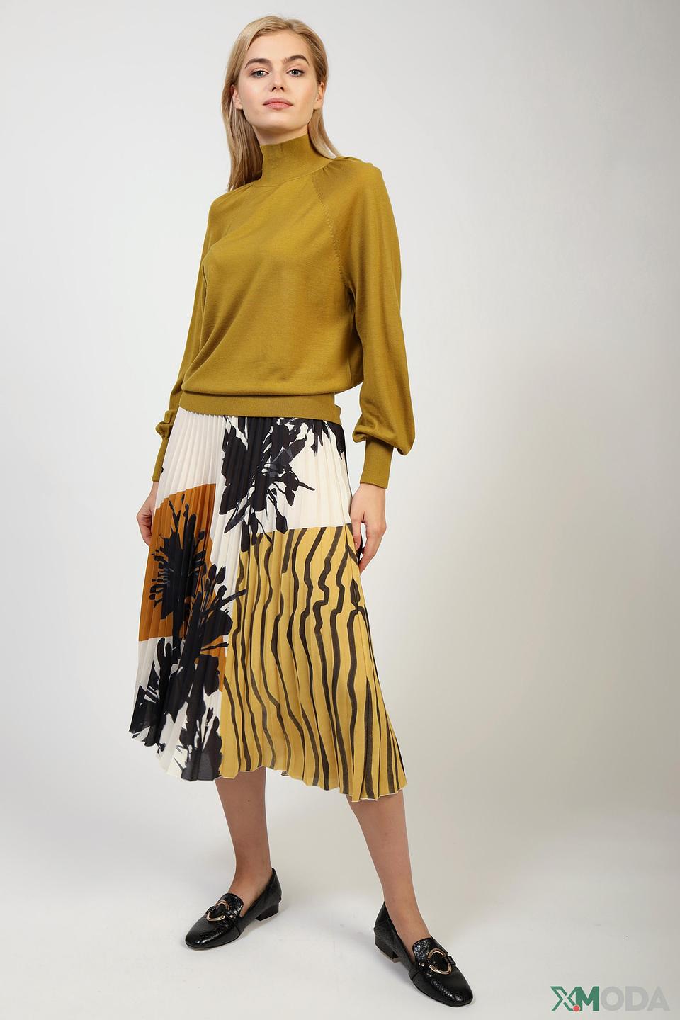 Пуловер Luisa Cerano горчичный