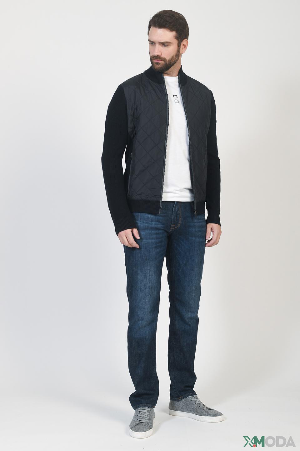 Кардиган Bugatti стеганый черный