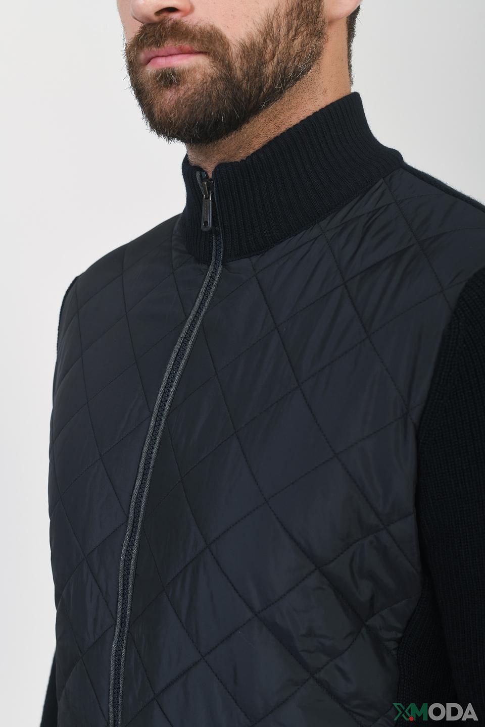 Кардиган Bugatti стеганый черный