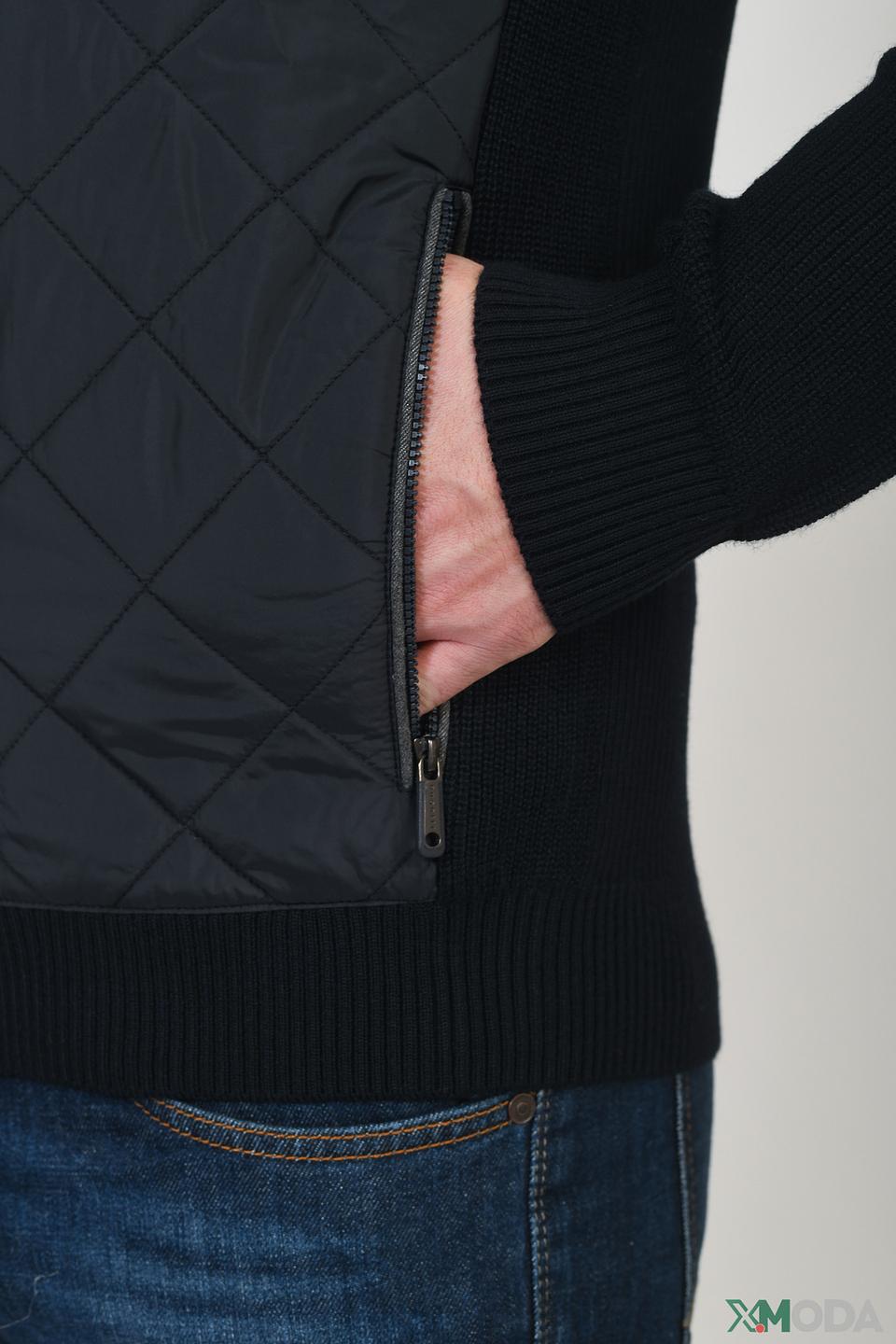 Кардиган Bugatti стеганый черный