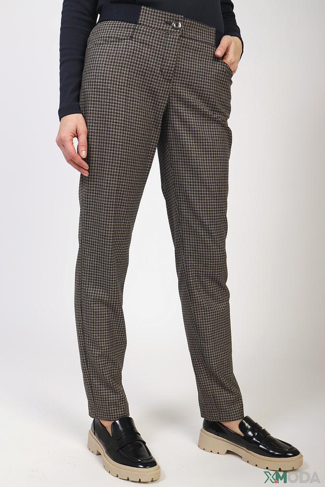 Брюки Ppep. в клетку бежевые