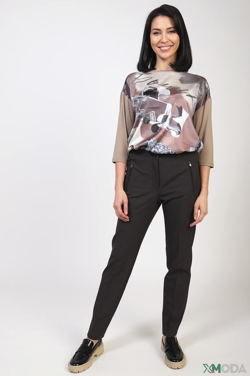 Брюки Zerres в клетку графит