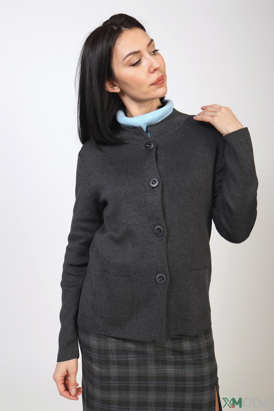 Жакет Olsen серый приталенный