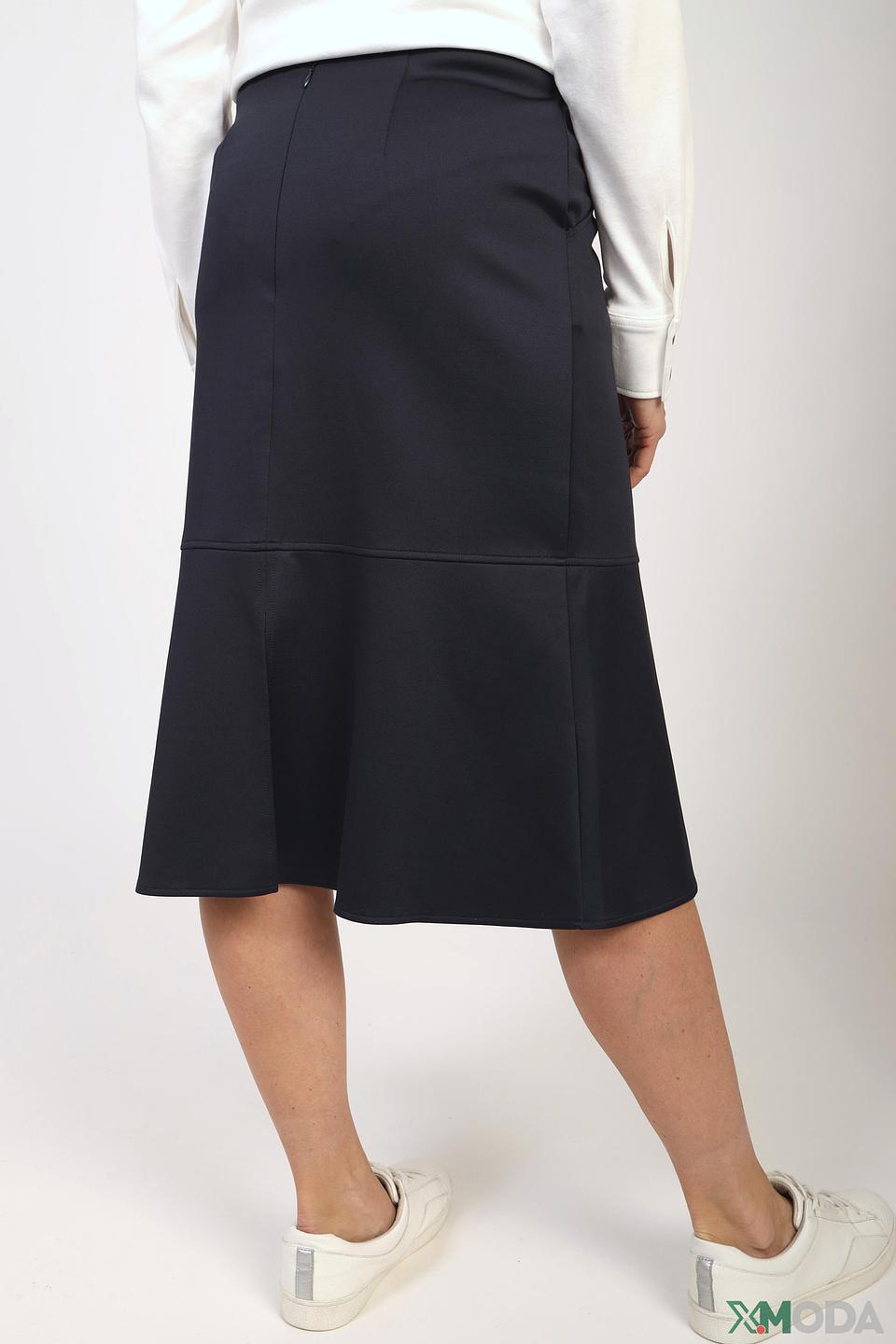 Юбка Pezzo плиссе тёмно-синяя