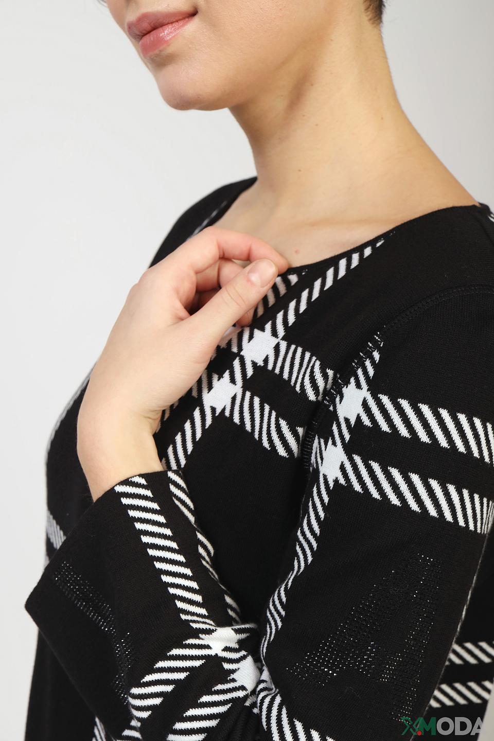 Пуловер Monari в клетку