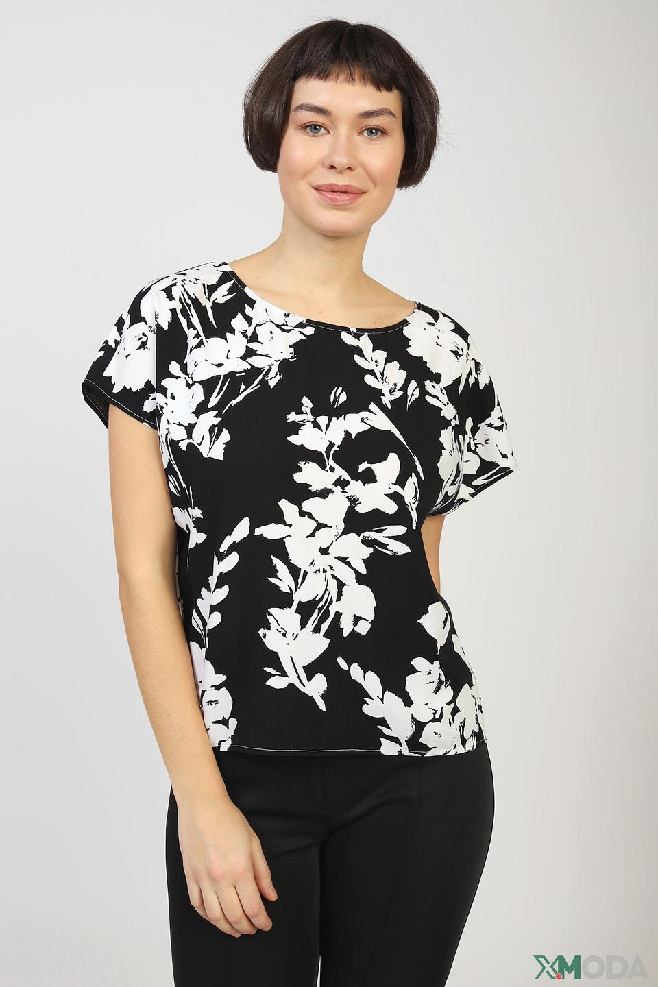 Блуза Pezzo с цветочным принтом