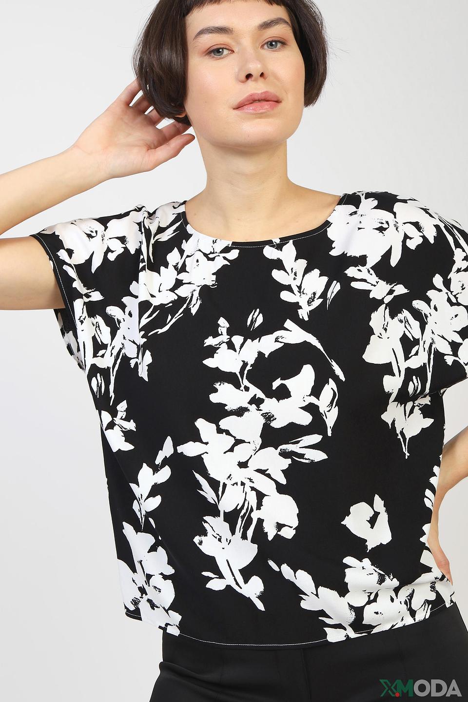 Блуза Pezzo с цветочным принтом