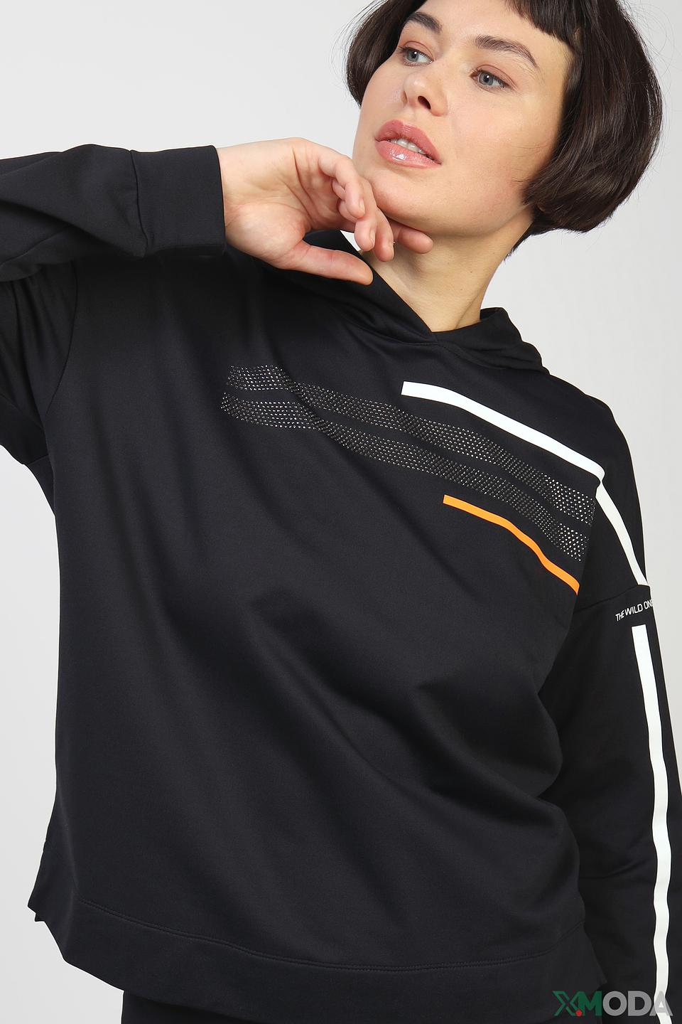 Толстовка Marc Cain спортивная чёрная