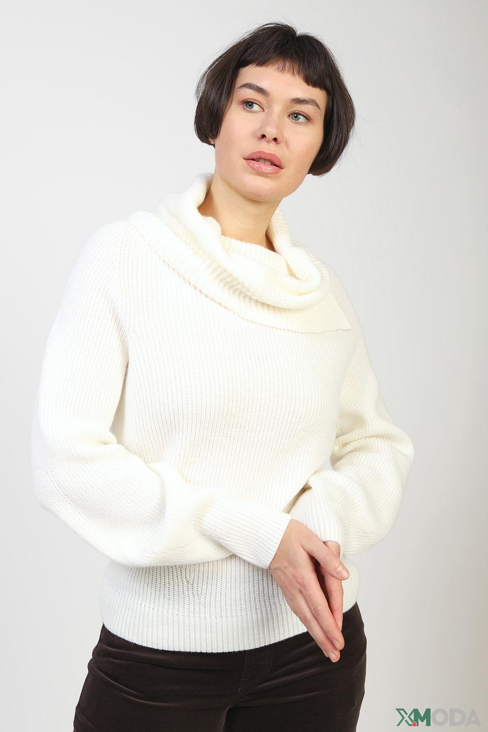 Пуловер Marc Cain с воротником-холом