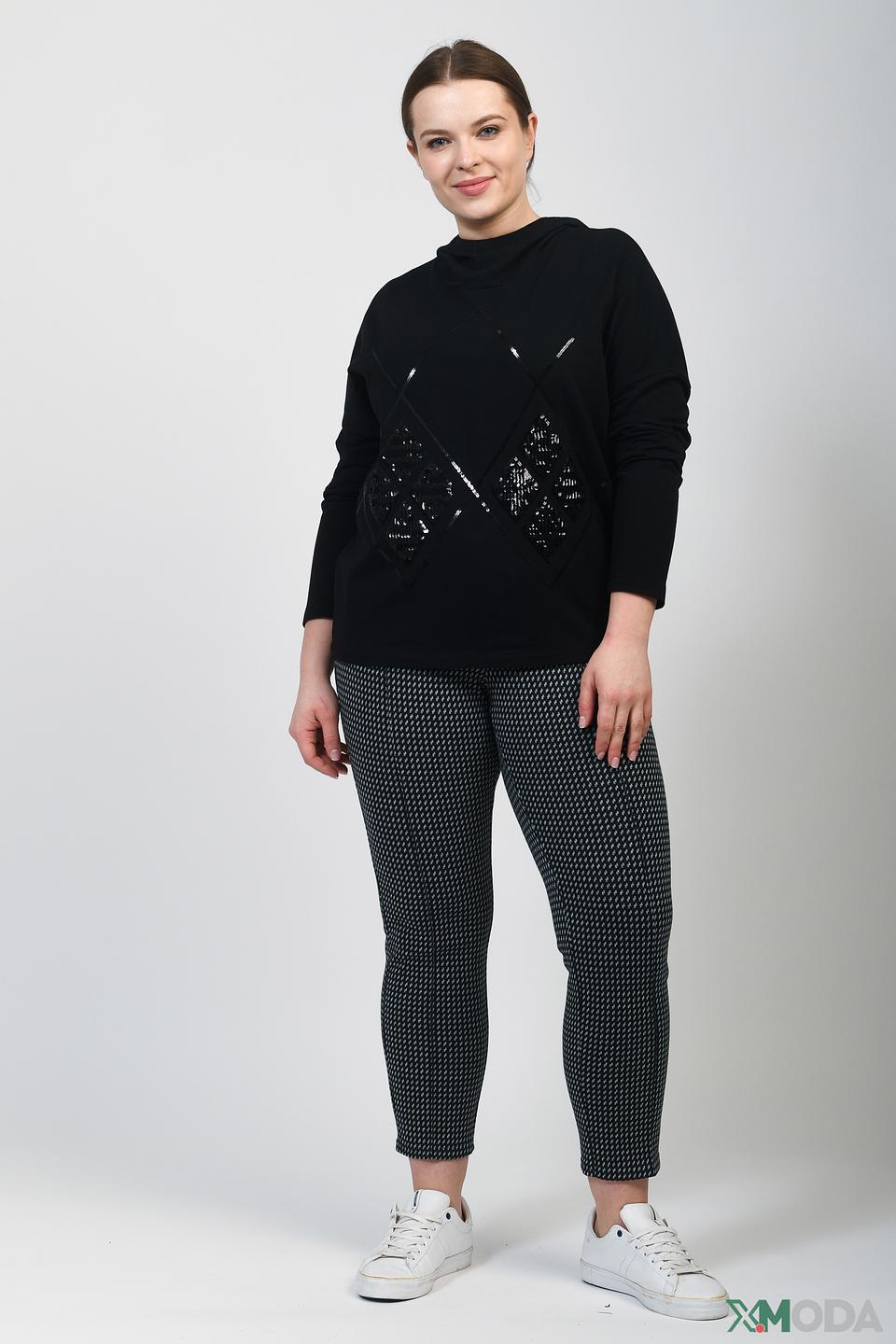 Пуловер Margittes с пайетками чёрный