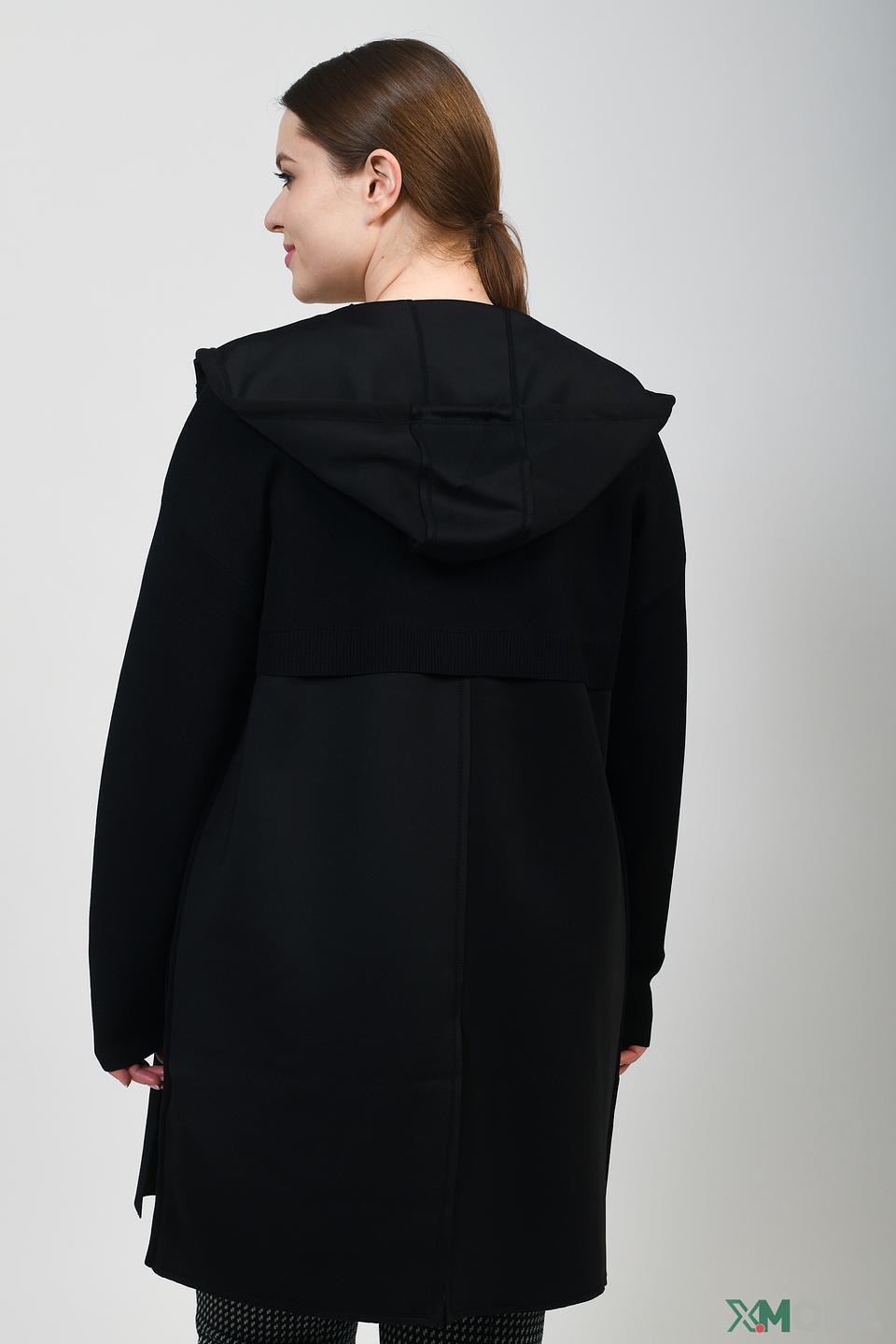 Жакет Samoon с капюшоном чёрный