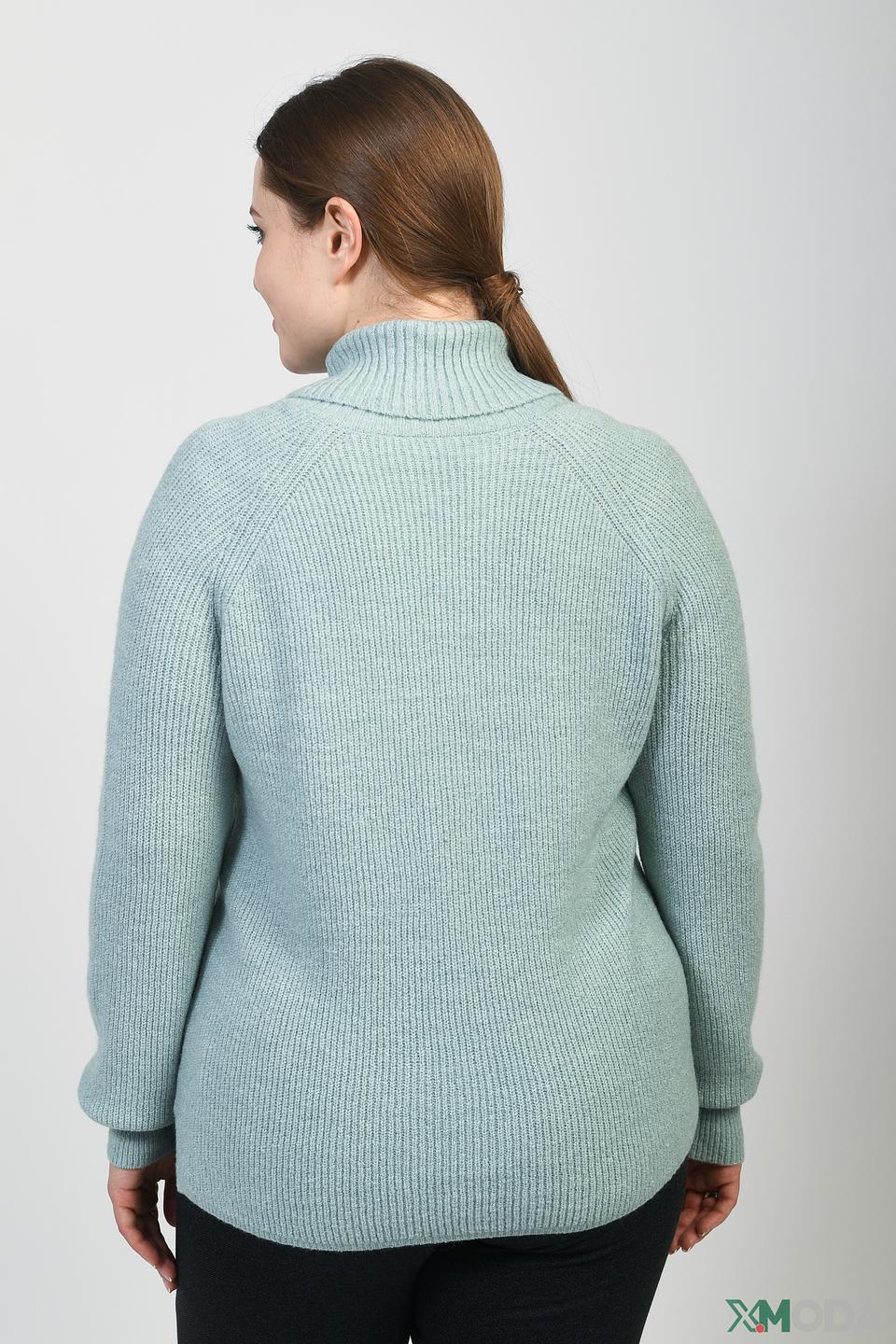 Пуловер Via Appia мятный с горлом