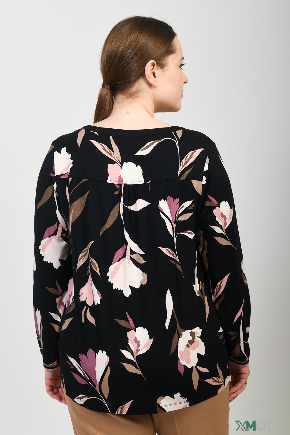 Блуза Via Appia с цветочным принтом